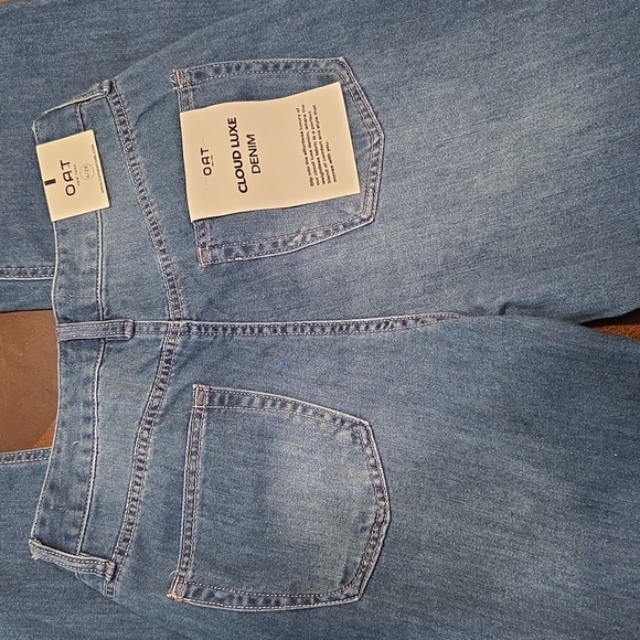 Oat New York Denim High Rise Wide Leg Jeans Size 6/28 - Picture 3 of 4
